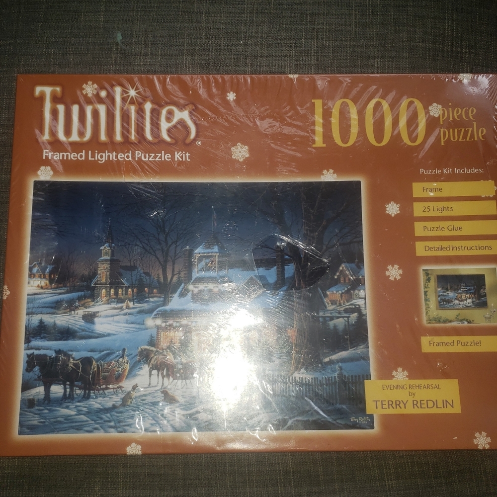 Twilities 1000 piece framed lighted puzzle sealed - Picture 2 of 4